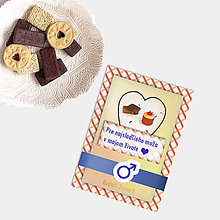 Papiernictvo - Sladká valentínska pohľadnica cukríky pre neho (2) - 7640327_