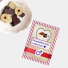 Papiernictvo - Sladká valentínska pohľadnica cukríky pre neho (12) - 7640723_