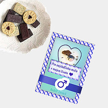 Papiernictvo - Sladká valentínska pohľadnica cukríky pre neho (15) - 7641745_