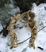 Dekorácie - Vianočná podkova s vôňou škorice - 7649739_
