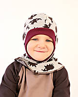 Detské čiapky - Kukla MERINO VLNA jednostranná s lemom - VÝBER FARIEB - (veľ. 52-53-54-55-56cm (4-99rokov)) - 7655726_