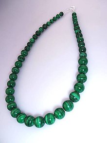 Náhrdelníky - malachit náhrdelník - 7659986_