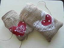 Úžitkový textil - Vrecko na valentínsky darček II. - 7657552_