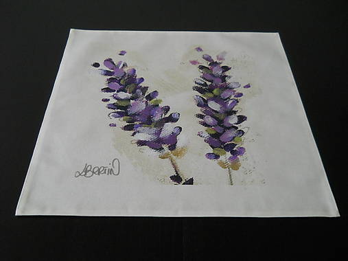 Úžitkový textil - Obrúsok - Levanduľa II - 7662591_