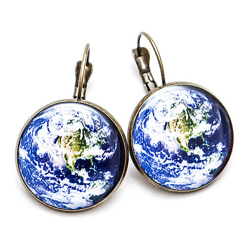Náušnice - Zem - 7664253_