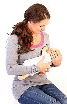 Oblečenie na dojčenie - Dojčiace tričko 3v1 dl. rukáv, s čipkou - 7669795_