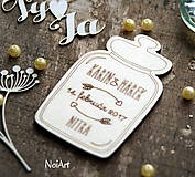 Darčeky pre svadobčanov - Magnetky pre svadobných hostí Pohár - 7680609_