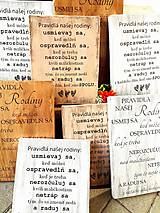 Tabuľky - Pravidlá našej rodiny - 7678173_