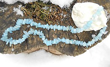 Náhrdelníky - AKVA-MARINA-BLUE-náhrdelník - 7689043_