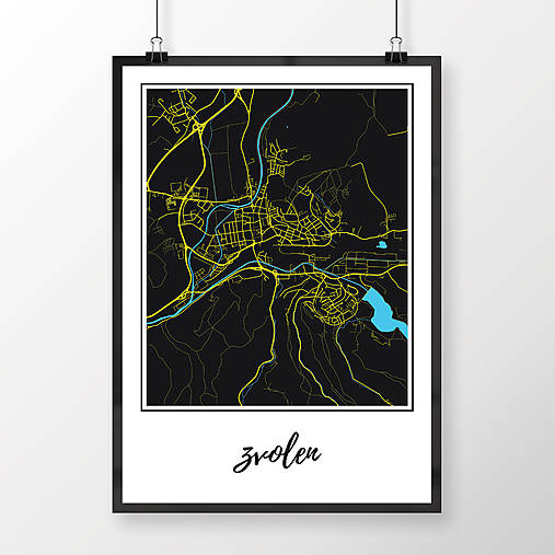 Grafika - ZVOLEN, klasický, čierny - 7692026_