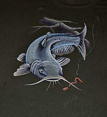 Pánske oblečenie - ručne maľované tričko pre rybára - 7691596_