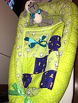 Detský textil - set hniezdo pre bábätko, deka, hračka - 7701461_