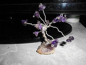 Dekorácie - ametyst tree for happy - 7702834_