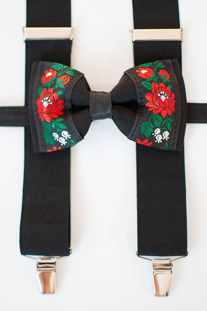 Folkový set čierny