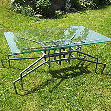 Nábytok - kovaný stôl "Spider" - 7704094_