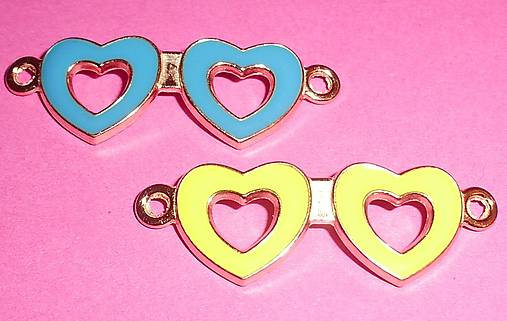 Komponenty - Komponent - dvojité srdiečka - 7712253_