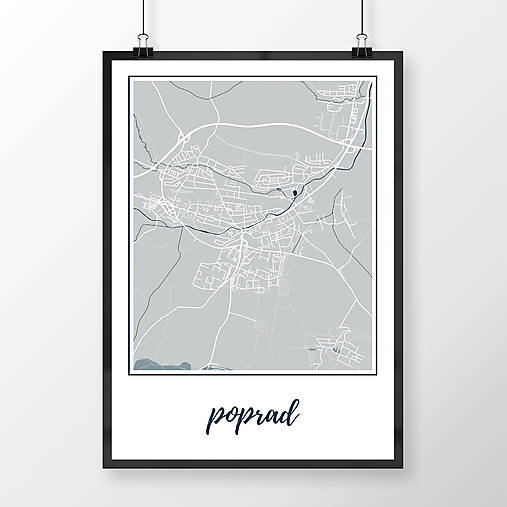 Grafika - POPRAD, klasický, svetlomodrý - 7718271_