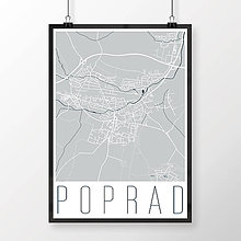 Grafika - POPRAD, moderný, svetlomodrý - 7718270_