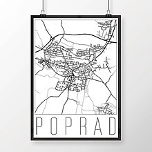 Grafika - POPRAD, moderný, biely - 7718282_