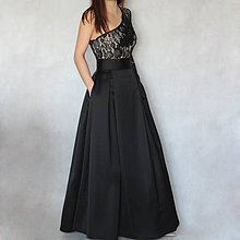 Sukne - Spoločenská skladaná sukňa z veľmi kvalitnej látky s tylovou spodničkou rôzne farby - 7719153_