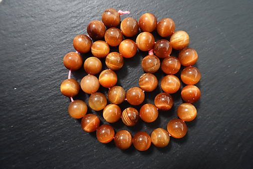 Minerály - Tigrie oko medené 10mm - 7727193_