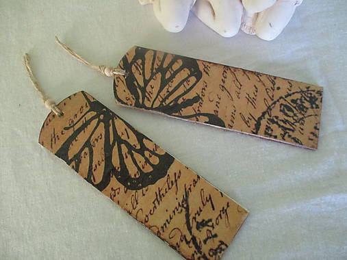 Papiernictvo - Záložka do knihy Vintage - 7729819_