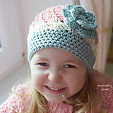 Detské čiapky - Jarná čiapočka ... pastelový zážitok - 7738570_