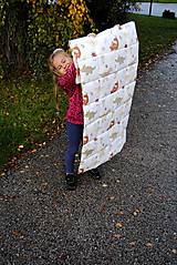Úžitkový textil - Prešívaná prikrývka na detskú posteľ + vankúš - 7742181_
