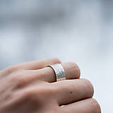 Prstene - obrúčka s odtlačkom prsta - 7742684_