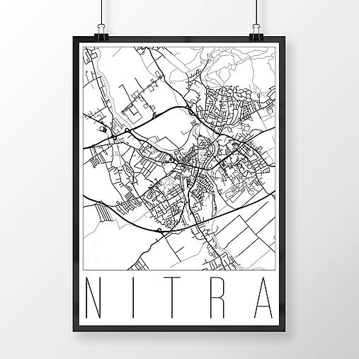 Grafika - NITRA, moderná, biela - 7744615_