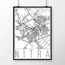Grafika - NITRA, moderná, biela - 7744615_