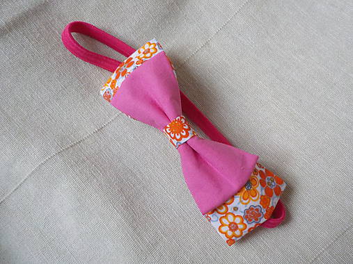 Detské doplnky - Dievčenská čelenka - flower power - 7742589_