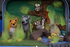 Hračky - Les v kufríku so zvieratkami - 7751760_