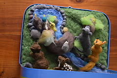 Hračky - Les v kufríku so zvieratkami - 7751770_