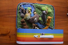 Hračky - Les v kufríku so zvieratkami - 7751771_
