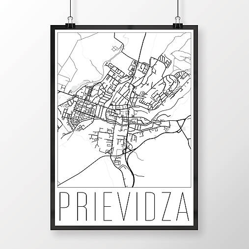 Grafika - PRIEVIDZA, moderná, biela - 7754175_