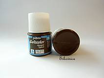 Farba na textil, Pébéo, Setacolor opaque, 45 ml (88 chocolate (čokoládová))