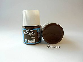 Farby-laky - Farba na textil, Pébéo, Setacolor opaque, 45 ml (88 chocolate (čokoládová)) - 7758723_