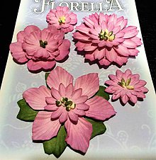 Polotovary - Florella - dekoračné kvety - rose - 7757385_