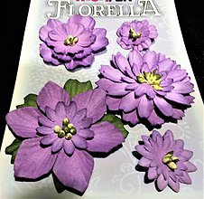Polotovary - Florella - dekoračné kvety - lavendel - 7757389_