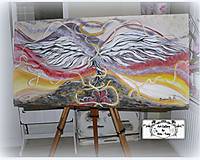 "Strážny anjel rodiny NO.6"-obrovská malba :)