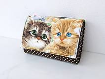 Peňaženky - Malé kotě, mňau, mňau :-) - peněženka i na karty - 7757427_