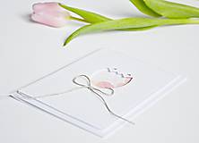 Papiernictvo - Pozdrav štýlový - tulipán ružový - 7761595_