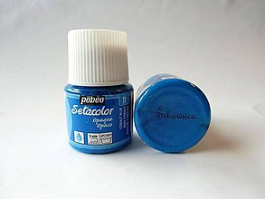 Farby-laky - Farba na textil, Pébéo, Setacolor opaque, 45 ml (11 cobalt blue (kobaltová)) - 7760809_