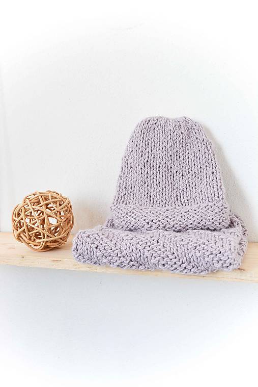 Čiapky, čelenky, klobúky - CHiC SeT... aLPaKa/VLNa... (Zamrznutá neha...) - 7766966_