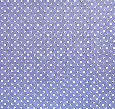Textil - Filc s potlačou - 20x30 cm, hrúbka 1 mm - bodkovaný (fialový lila) - 7764215_