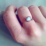 Prstene - Larimarový prstýnek - 7772911_