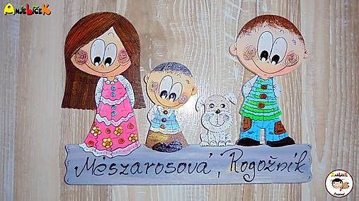Tabuľky - Menovka - rodinka - 7771334_