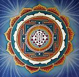 Mandala rovnováhy Sri Yantra