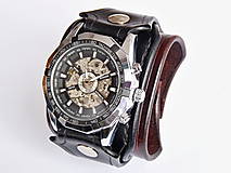 Náramky - Dámske antialergické steampunk hodinky - 7768348_